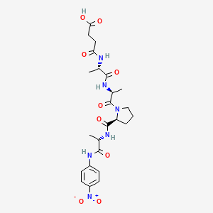 molecular formula C24H32N6O9 B1406592 Suc-AAPA-pNA 