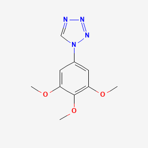 molecular formula C10H12N4O3 B14065947 1-(3,4,5-trimethoxyphenyl)-1H-tetrazole 