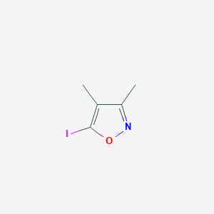 molecular formula C5H6INO B14066049 Isoxazole, 5-iodo-3,4-dimethyl- CAS No. 61314-41-8