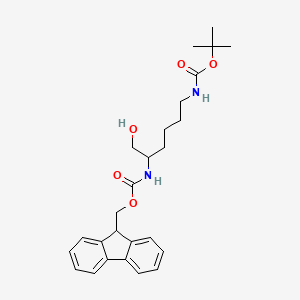 molecular formula C26H34N2O5 B14066132 Fmoc-Lys(Boc)-ol 