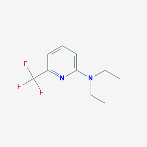 molecular formula C10H13F3N2 B1406618 N,N-diethyl-6-(trifluoromethyl)pyridin-2-amine CAS No. 1346540-92-8