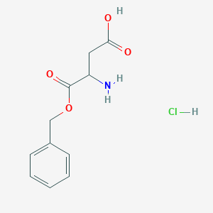 molecular formula C11H14ClNO4 B14066197 H-Asp-OBzl.HCl 