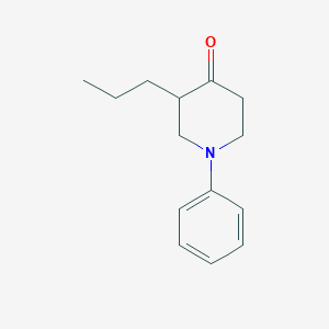 molecular formula C14H19NO B1406636 1-Phenyl-3-propylpiperidin-4-one CAS No. 1822872-35-4