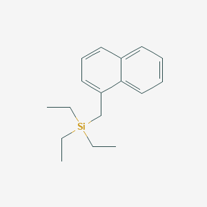 molecular formula C17H24Si B14066436 Triethyl[(naphthalen-1-yl)methyl]silane CAS No. 101577-78-0