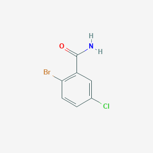 molecular formula C7H5BrClNO B14066462 2-Bromo-5-chlorobenzamide CAS No. 131002-02-3