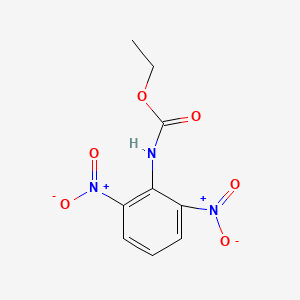 molecular formula C9H9N3O6 B14066504 Ethyl (2,6-dinitrophenyl)carbamate CAS No. 100663-79-4