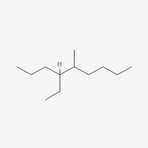 molecular formula C12H26 B14066610 4-Ethyl-5-methylnonane CAS No. 1632-71-9