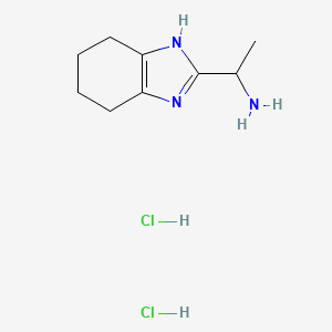 1-(4,5,6,7-tetrahydro-1H-benzo[d]imidazol-2-yl)ethan-1-amine dihydrochloride