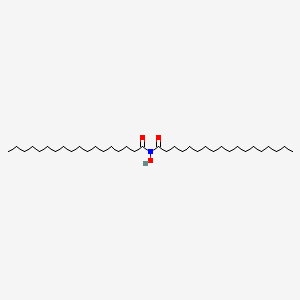 molecular formula C36H71NO3 B14066988 Octadecanamide, N-hydroxy-N-(1-oxooctadecyl)- CAS No. 10126-70-2