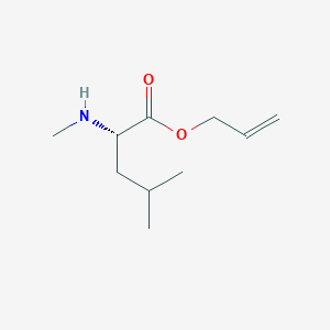 molecular formula C10H19NO2 B14067151 N-methylleucine allyl ester 