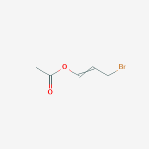 molecular formula C5H7BrO2 B14067318 3-Bromopropenyl acetate 