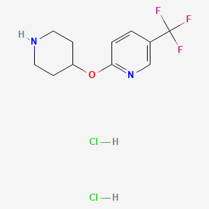 2-(Piperidin-4-yloxy)-5-(trifluoromethyl)pyridine dihydrochloride