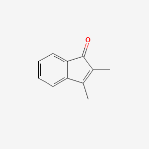 molecular formula C11H10O B14067414 2,3-dimethyl-1H-inden-1-one CAS No. 2887-89-0