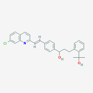 molecular formula C29H28ClNO2 B14067590 1-[4-[(E)-2-(7-chloroquinolin-2-yl)ethenyl]phenyl]-3-[2-(2-hydroxypropan-2-yl)phenyl]propan-1-ol 