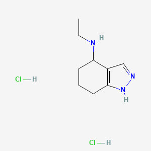 N-Ethyl-4,5,6,7-tetrahydro-2H-indazol-4-amine dihydrochloride