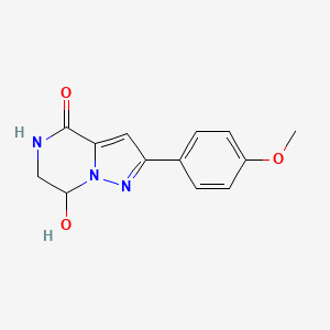 7-hydroxy-2-(4-methoxyphenyl)-6,7-dihydropyrazolo[1,5-a]pyrazin-4(5H)-one
