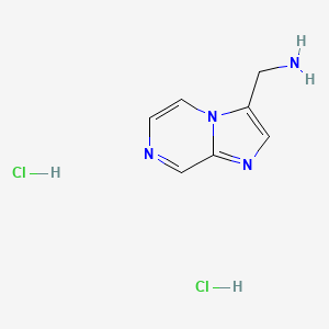 (Imidazo[1,2-A]pyrazin-3-ylmethyl)amine dihydrochloride