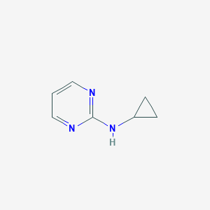 molecular formula C7H9N3 B140677 Cyclopropyl-pyrimidin-2-yl-amine CAS No. 151390-00-0