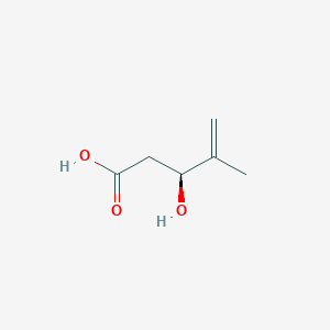 B1406773 (3S)-3-hydroxy-4-methylpent-4-enoic acid CAS No. 1315051-90-1