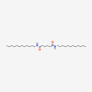 molecular formula C30H60N2O2 B14067735 Hexanediamide, N,N'-didodecyl- CAS No. 10108-12-0