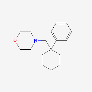 molecular formula C17H25NO B14068003 Morpholine, 4-((1-phenylcyclohexyl)methyl)- CAS No. 101831-38-3