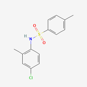 molecular formula C14H14ClNO2S B14068057 N-(4-chloro-2-methylphenyl)-4-methylbenzenesulfonamide CAS No. 2903-35-7
