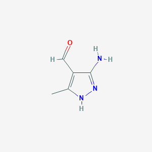 3-Amino-5-methyl-1H-pyrazole-4-carbaldehyde