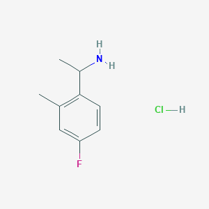 1-(4-Fluoro-2-methylphenyl)ethylamine hydrochloride