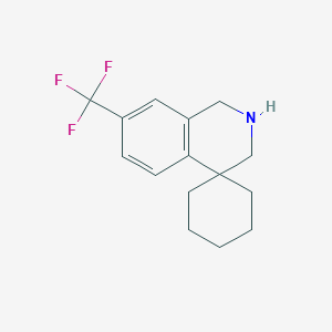 7'-(Trifluoromethyl)-2',3'-dihydro-1'h-spiro[cyclohexane-1,4'-isoquinoline]