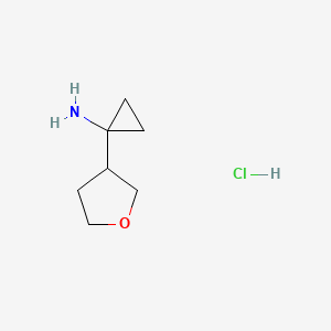 [1-(Tetrahydrofuran-3-yl)cyclopropyl]amine hydrochloride