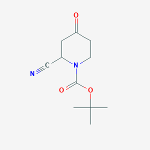 Tert-butyl 2-cyano-4-oxopiperidine-1-carboxylate