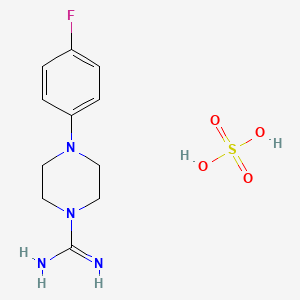 4-(4-Fluorophenyl)piperazine-1-carboximidamide sulfate