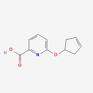 6-(Cyclopent-3-en-1-yloxy)pyridine-2-carboxylic acid