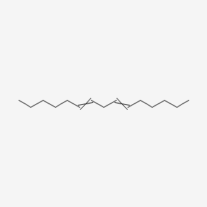 molecular formula C15H28 B14068300 Pentadeca-6,9-diene CAS No. 128298-13-5