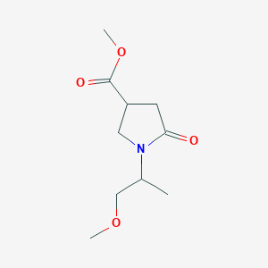 Methyl 1-(2-Methoxy-1-methylethyl)-5-oxopyrrolidine-3-carboxylate
