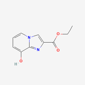 molecular formula C10H10N2O3 B1406851 Ethyl 8-hydroxyimidazo[1,2-a]pyridine-2-carboxylate CAS No. 1041004-63-0