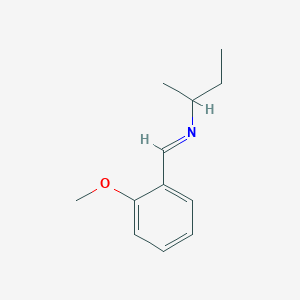 molecular formula C12H17NO B1406859 N-(sec-Butyl)-N-[(2-methoxyphenyl)methylene]amine CAS No. 91563-29-0