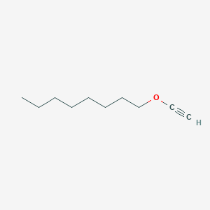 molecular formula C10H18O B14068627 Octane, 1-(ethynyloxy)- CAS No. 101537-26-2