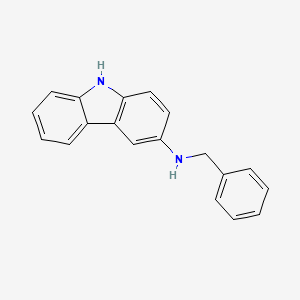 molecular formula C19H16N2 B14068740 N-benzyl-9H-carbazol-3-amine CAS No. 101868-79-5
