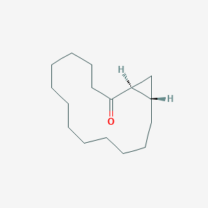 molecular formula C16H28O B14069187 (1S,15S)-Bicyclo[13.1.0]hexadecan-2-one 