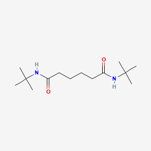 molecular formula C14H28N2O2 B14069303 Hexanediamide, N,N'-bis(1,1-dimethylethyl)- CAS No. 69319-21-7