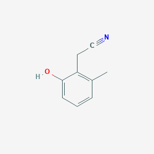 molecular formula C9H9NO B14069442 2-Hydroxy-6-methylbenzeneacetonitrile 