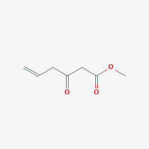 molecular formula C7H10O3 B14069471 5-Hexenoic acid, 3-oxo-, methyl ester CAS No. 100636-39-3