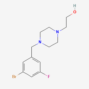 2-(4-(3-Bromo-5-fluorobenzyl)piperazin-1-yl)ethanol