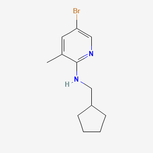 5-Bromo-N-(cyclopentylmethyl)-3-methylpyridin-2-amine
