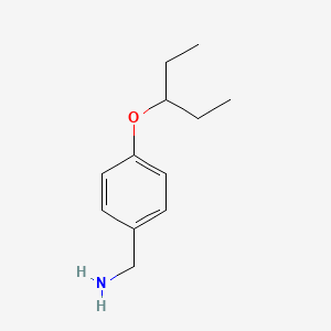 4-(1-Ethylpropoxy)-benzylamine