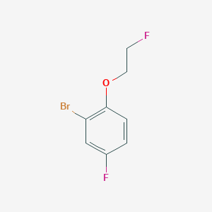2-Bromo-4-fluoro-1-(2-fluoroethoxy)benzene