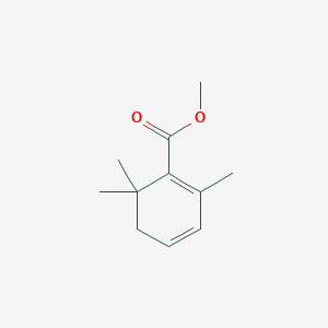 molecular formula C11H16O2 B14069619 Methyl 2,6,6-trimethylcyclohexa-1,3-diene-1-carboxylate CAS No. 10063-97-5