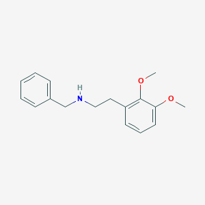 molecular formula C17H21NO2 B14069660 Benzeneethanamine, 2,3-dimethoxy-N-(phenylmethyl)- CAS No. 101582-35-8