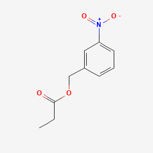 molecular formula C10H11NO4 B14069667 m-Nitrobenzyl propionate CAS No. 174794-16-2
